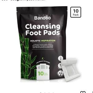 Bandoo Cleansing Foot Pads Holistic Inspiration 10 pair BNIP